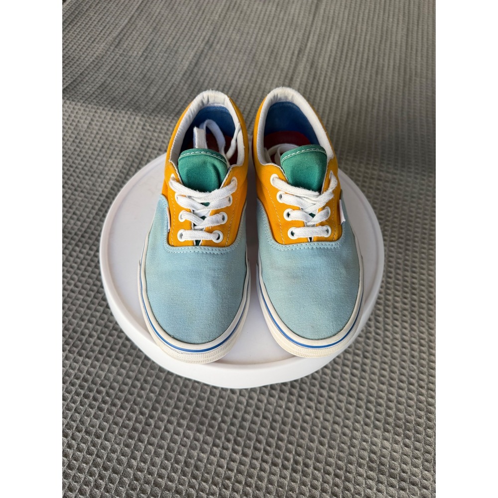Vans Era Colorblock‎ Sneakers Multi-Color Blue Yellow Pink Women 7.5 Men 6.0